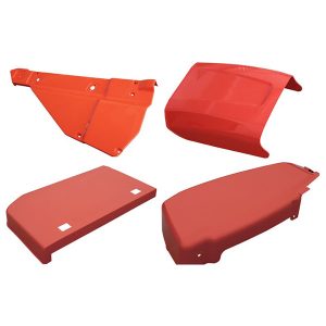 süstimisvormitud plastkorpused