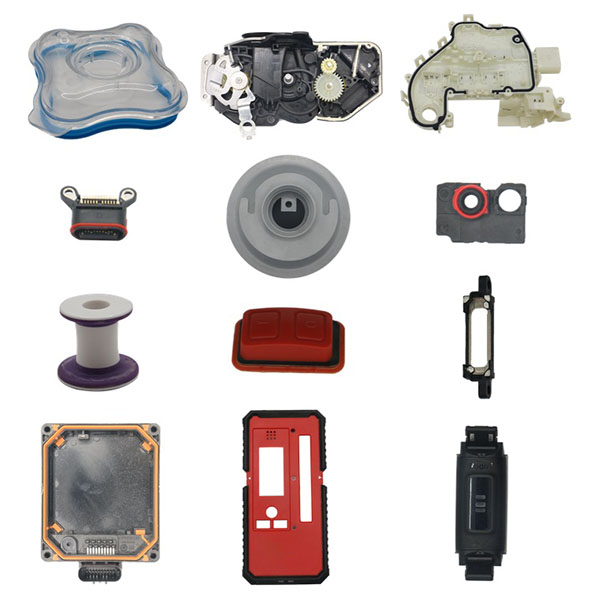 kahevärvilised süstisvormitud silikoontooted